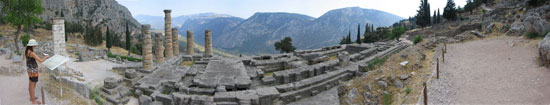 Vista Panoramica di Delfi